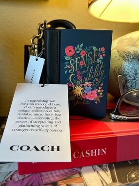 BNWT Coach Book Charm Sense & Sensibility